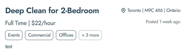 Search and apply step